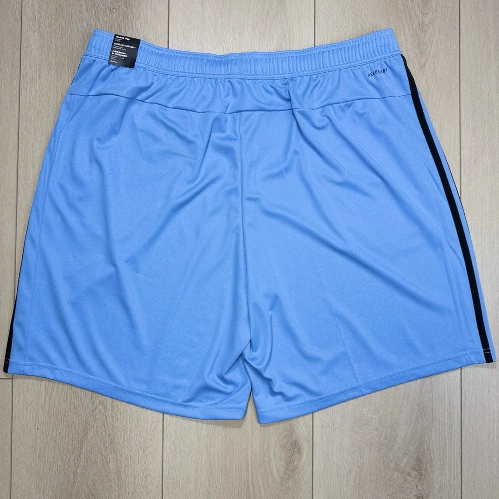 Adidas Training Shorts Men's 2XL Blue Black AEROREADY 9